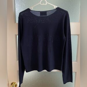 Zadig & Voltaire Gwendal Bis knit sweater with crystal skull detail